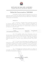 Edital de Convocação nº 003/2022 - Técnico Legislativo